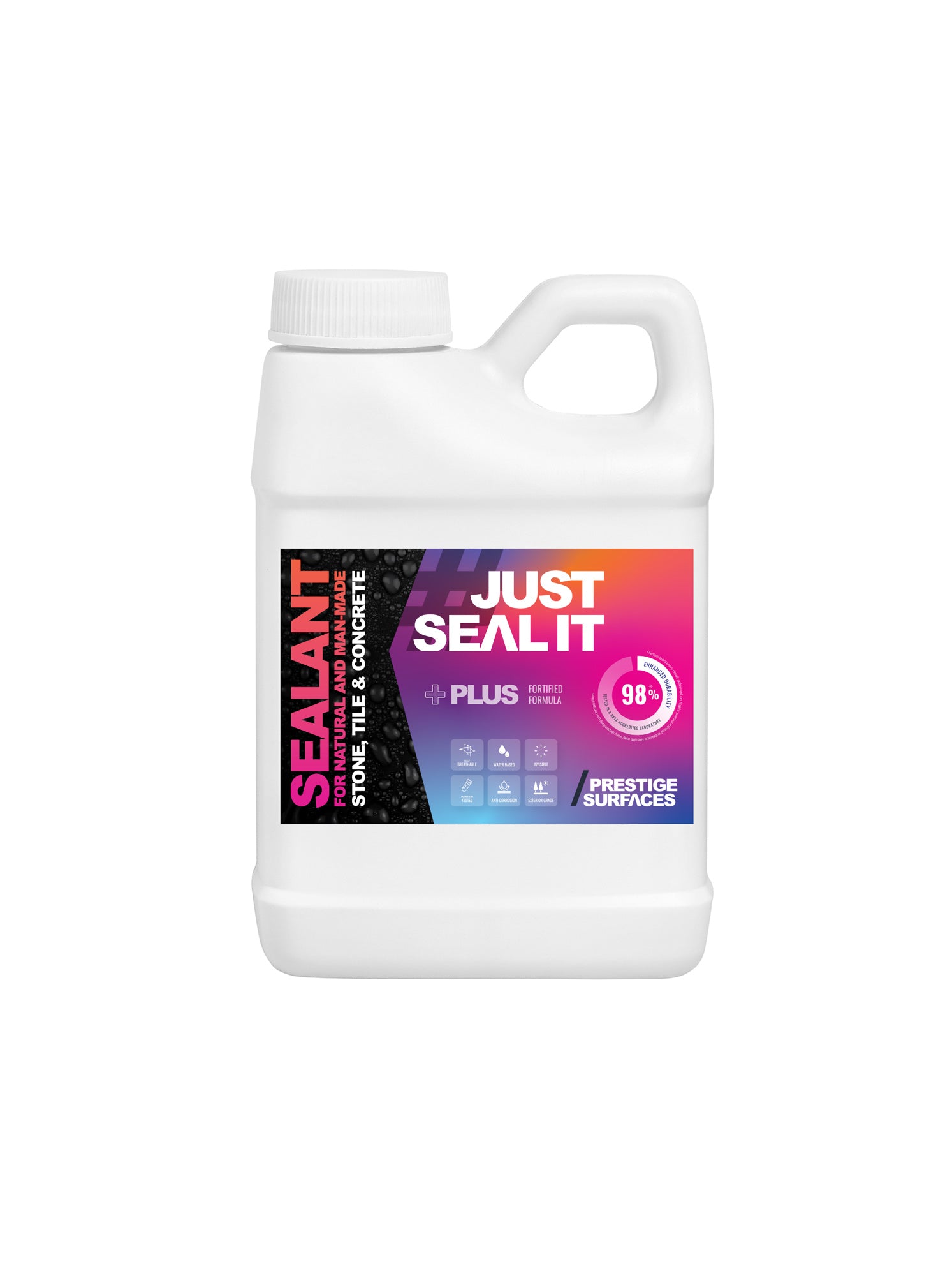 #JUSTSEALIT Plus Stone Sealer 1L for protecting stone, concrete, and paver surfaces