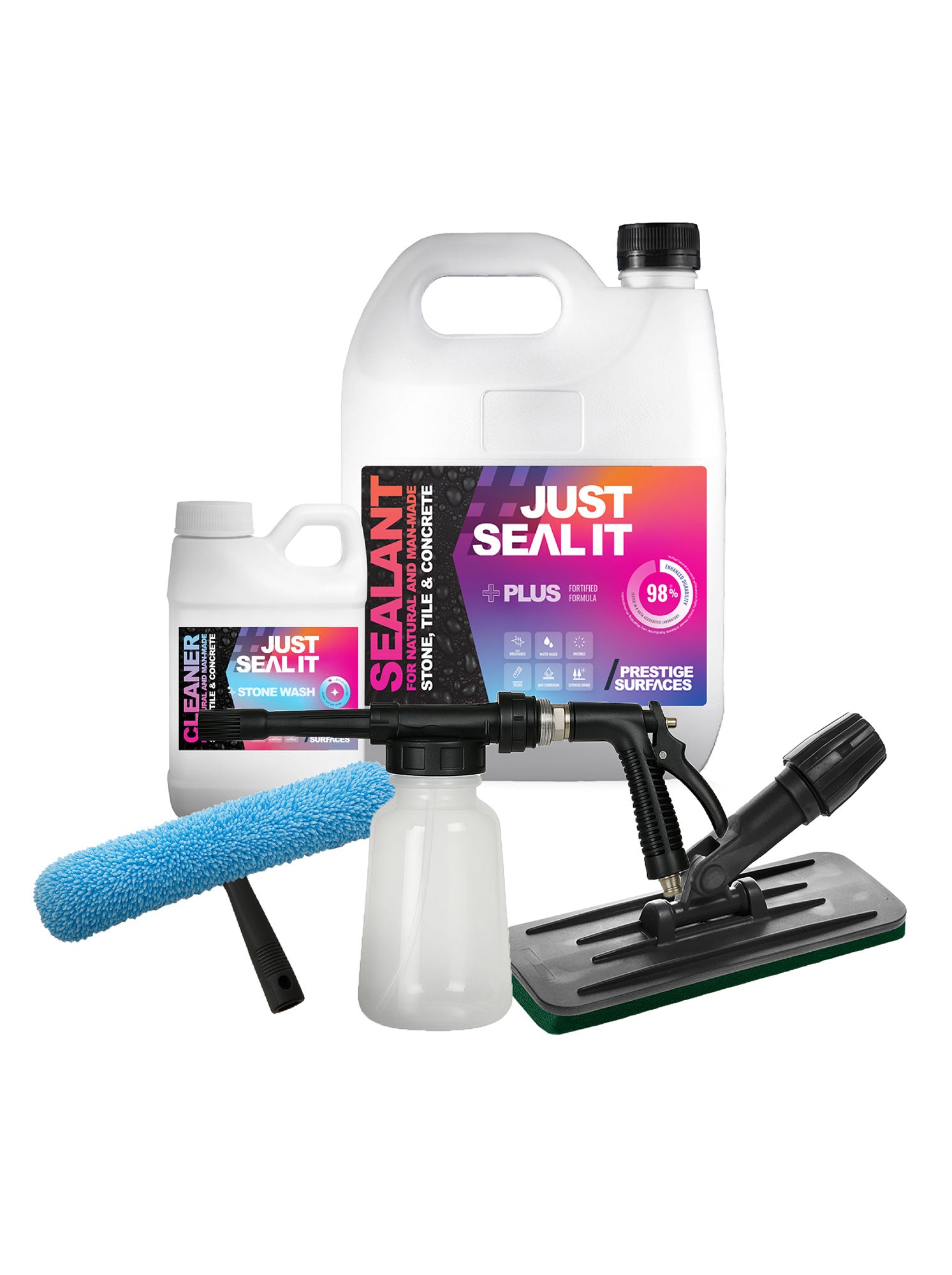 #JUSTSEALIT PLUS CLEAN & SEAL PACK + JSI FOAM SPRAYER